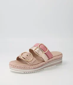 Shop Midas Shoes Abba Rose Multi Slides