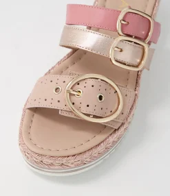 Shop Midas Shoes Abba Rose Multi Slides