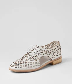 Online Midas Shoes Addys Mi White Patent Leather