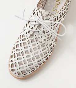 Online Midas Shoes Addys Mi White Patent Leather