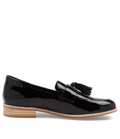 Fashion Midas Shoes Adream Black Patent Leather Loafers