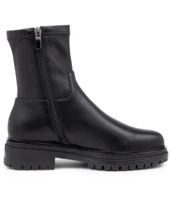 Best Midas Shoes Aila Black Stretch Ankle Boots