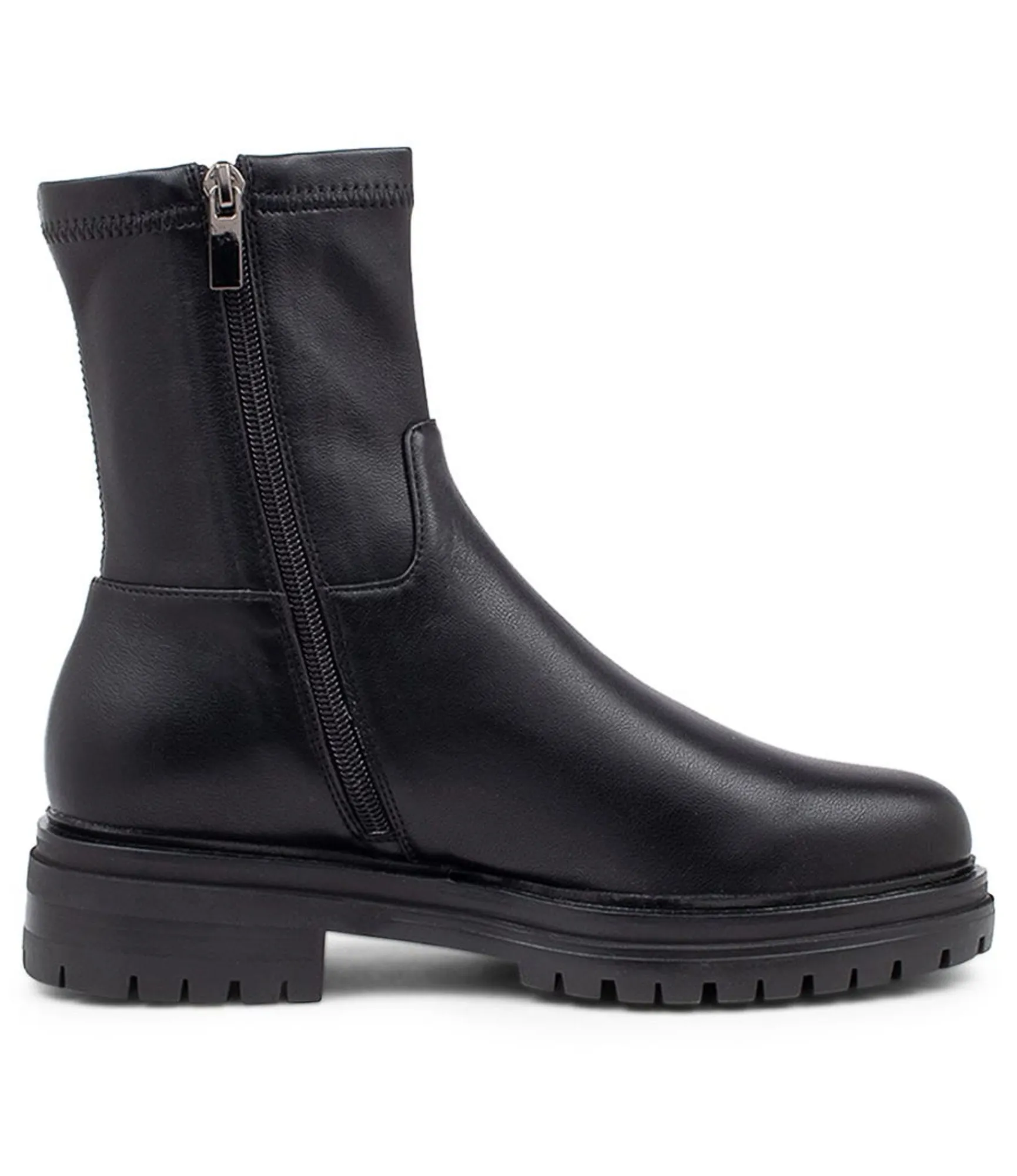 Best Midas Shoes Aila Black Stretch Ankle Boots