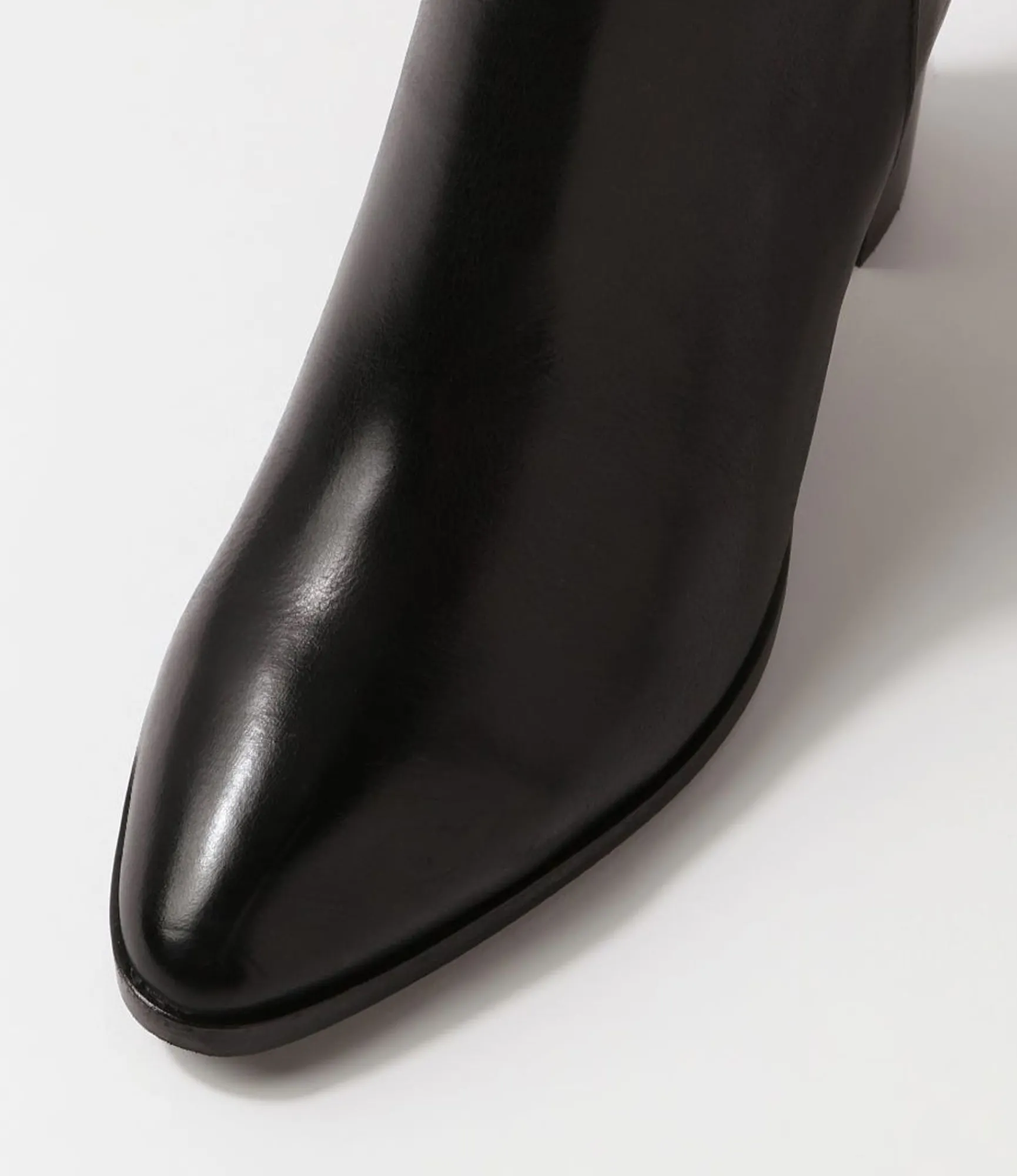 Clearance Midas Shoes Ainslee Black Leather Calf Boots