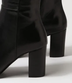 Clearance Midas Shoes Ainslee Black Leather Calf Boots