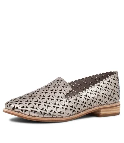 Cheap Midas Shoes Alder Argento Leather Loafers
