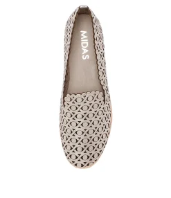 Cheap Midas Shoes Alder Argento Leather Loafers
