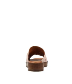 Cheap Midas Shoes Alio Blush Leather Slides