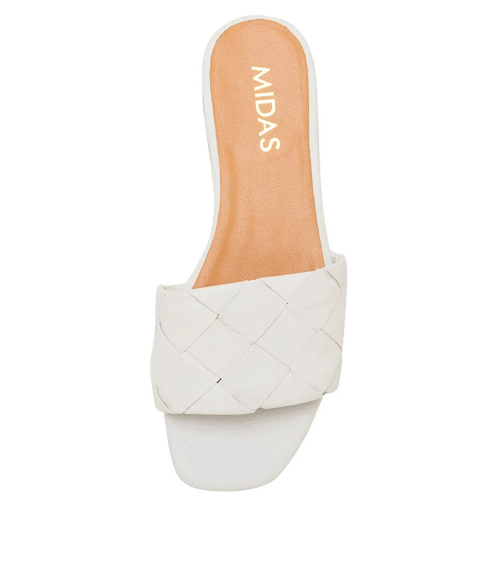 New Midas Shoes Allday White Leather