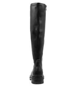 Cheap Midas Shoes Almi Black Knee High Boots