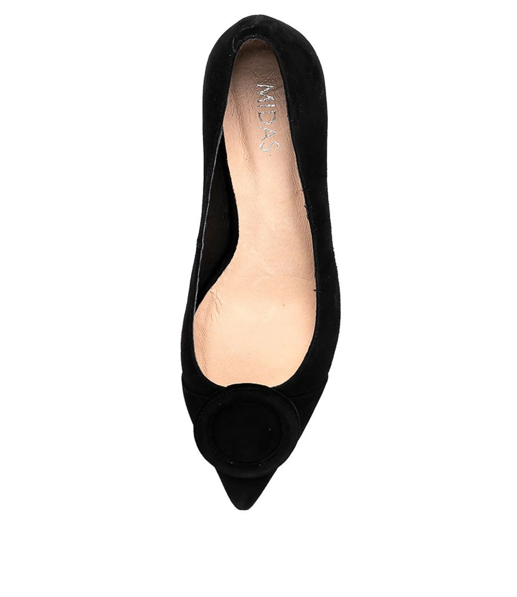 Clearance Midas Shoes Ameerie Black Suede
