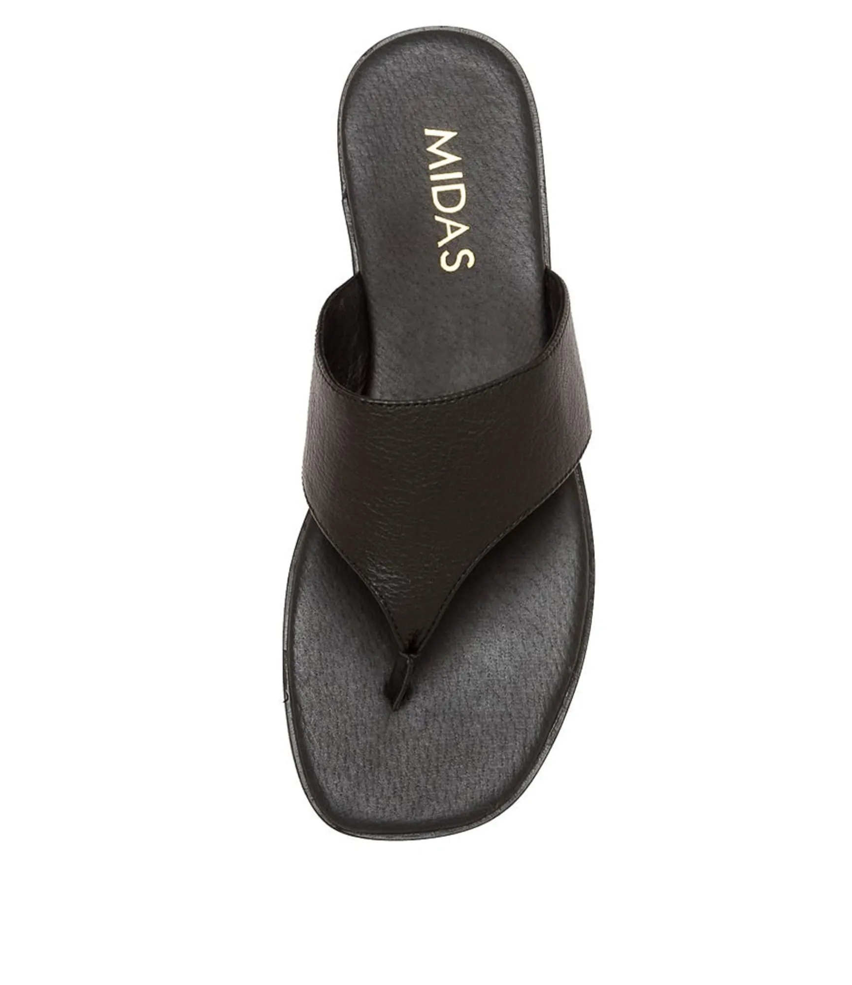 Online Midas Shoes Anda Black Leather