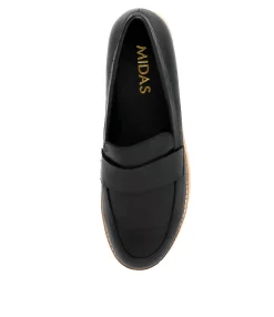 Store Midas Shoes Aqueen Black Leather