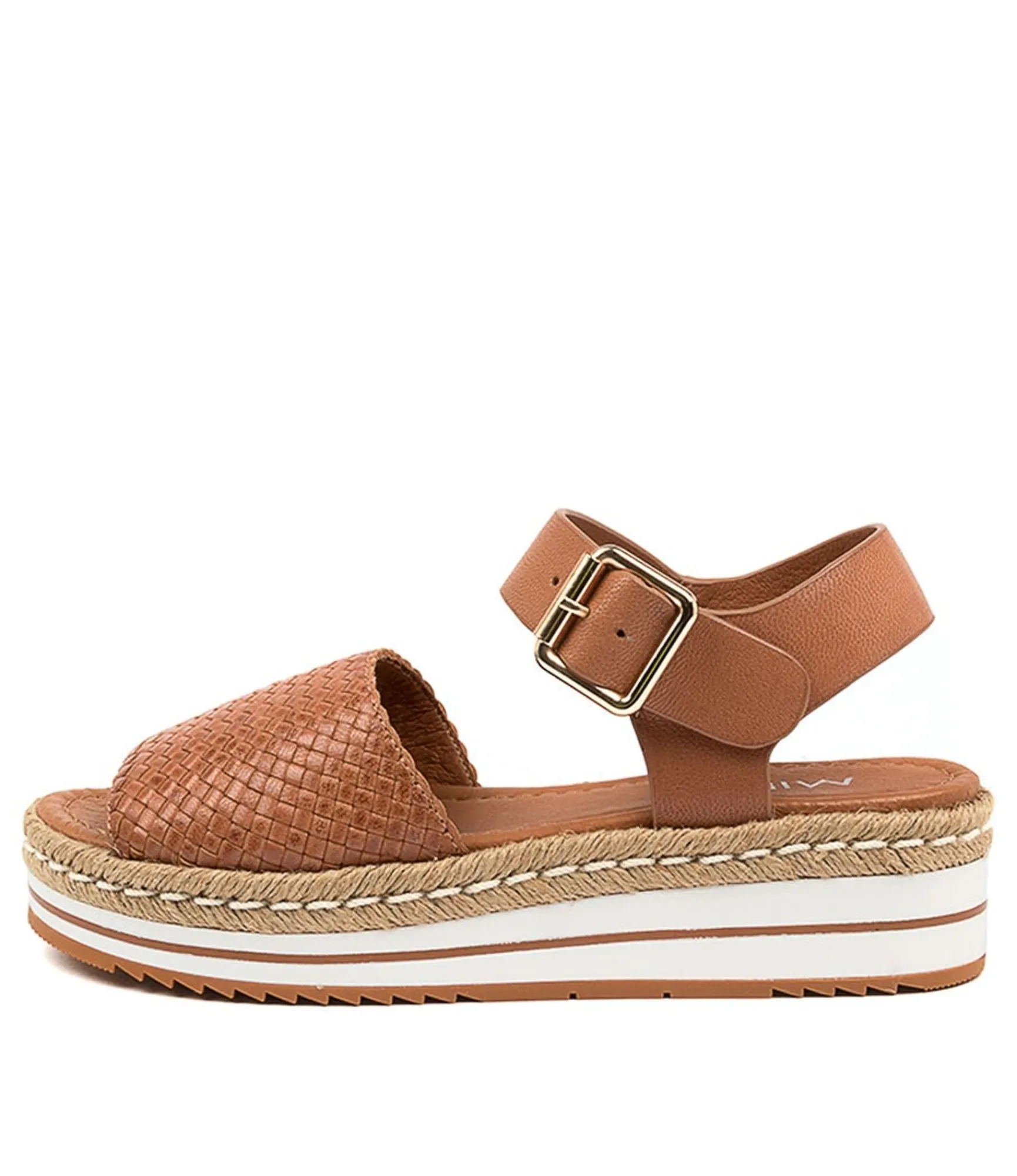 Cheap Midas Shoes Arli Tan Weave-Leather