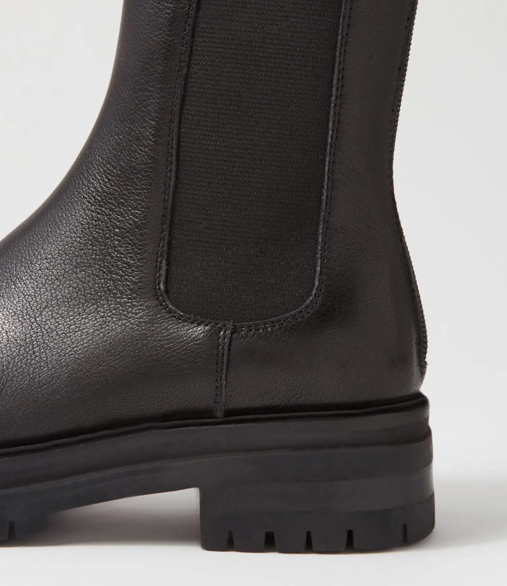 Clearance Midas Shoes Armours Black Leather Chelsea Boots