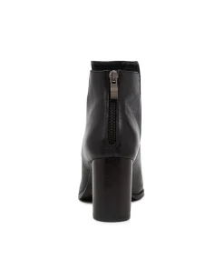 Clearance Midas Shoes Astro Black Leather Ankle Boots Bh