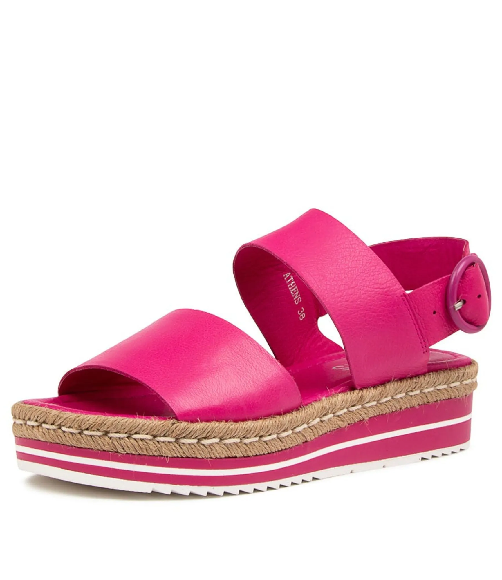 Online Midas Shoes Athens Fuchsia Leather
