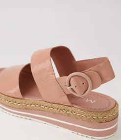 Sale Midas Shoes Athens Mushroom Patent Leather Sandals