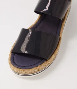 Flash Sale Midas Shoes Athens Navy Patent Leather Sandals