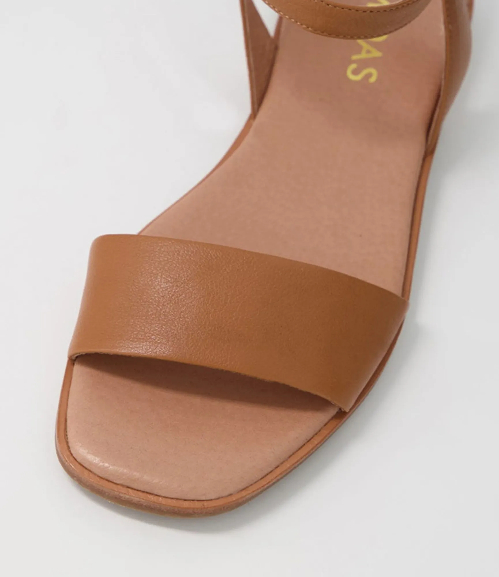 Hot Midas Shoes Atila Dark Tan Leather Sandals