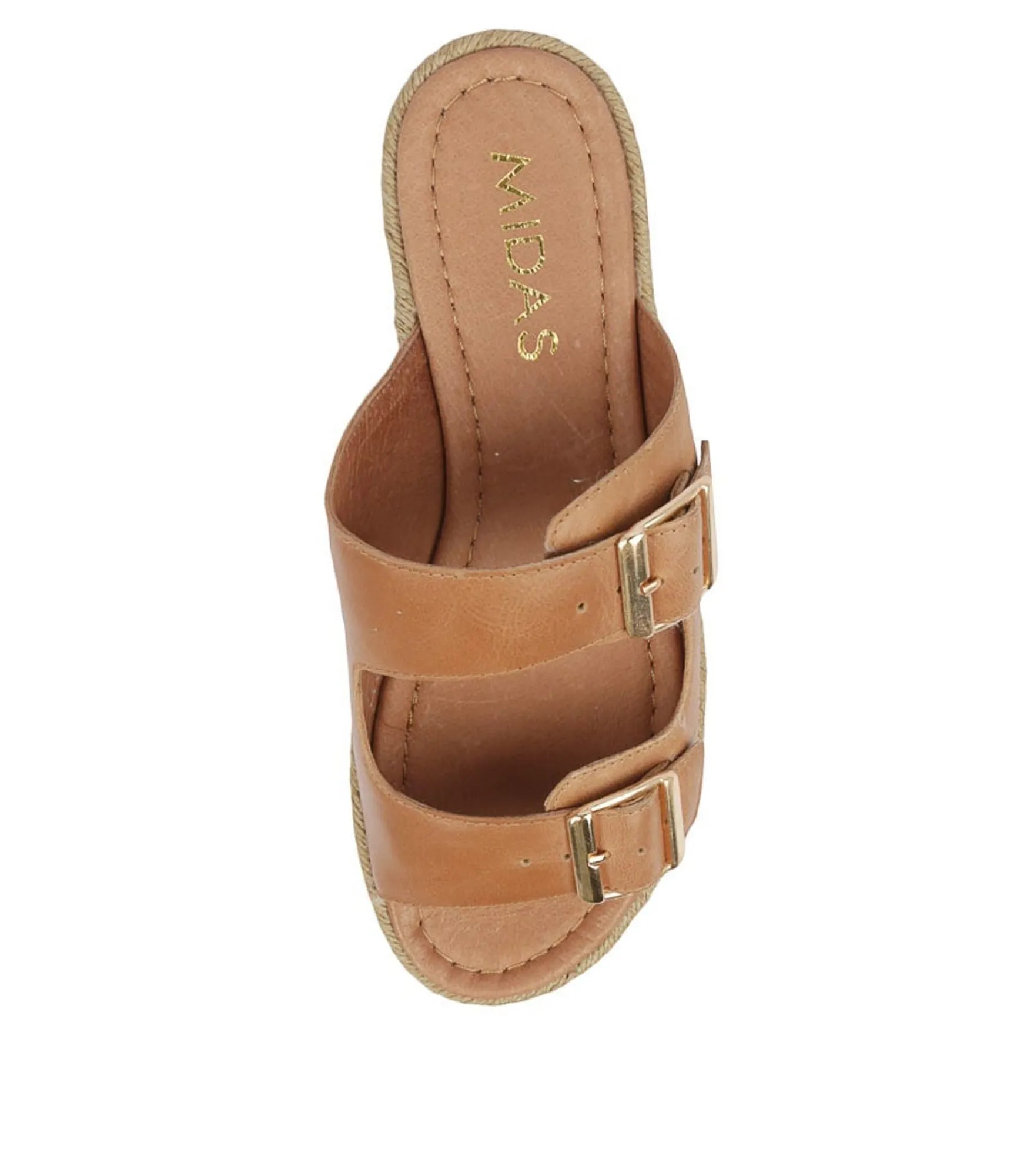 Clearance Midas Shoes Axil Dk Tan Leather