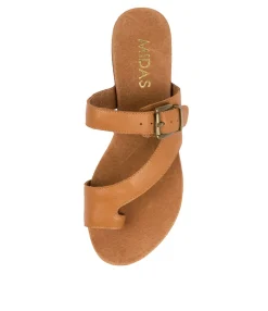 Shop Midas Shoes Bally Dk Tan Leather
