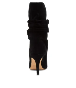 Store Midas Shoes Barney Black Suede Ankle Boots