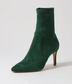 Sale Midas Shoes Beauty Emerald Stretch Microsuede Ankle Boots