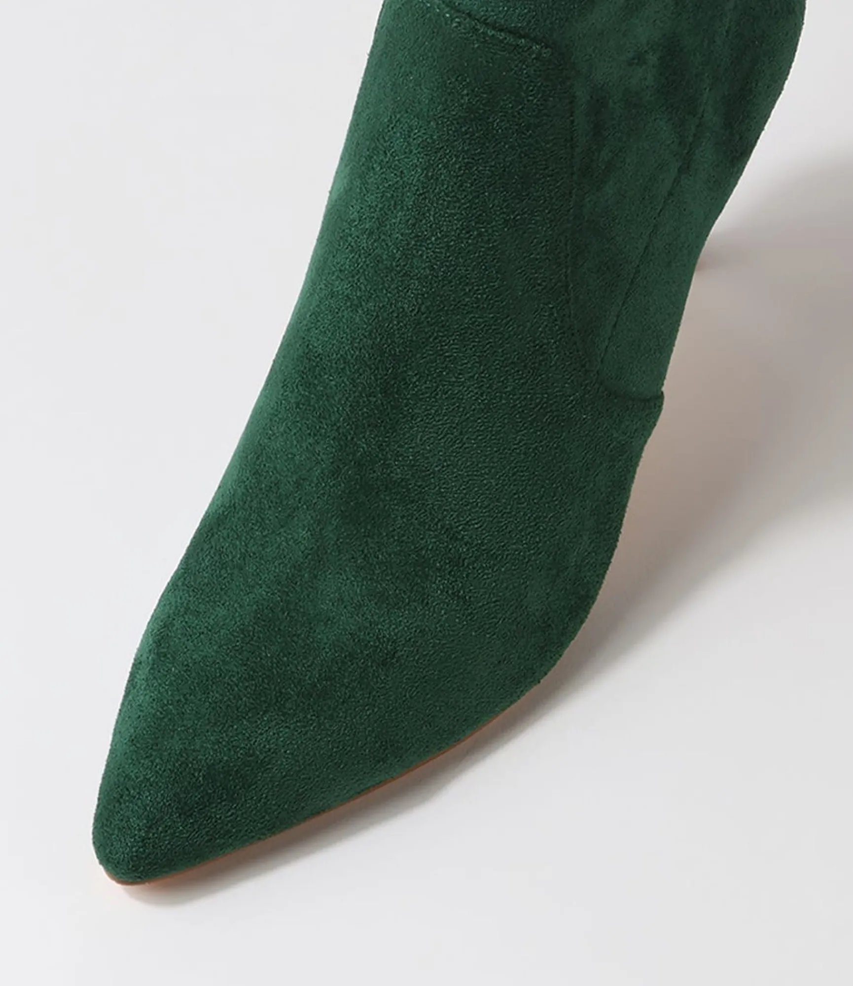 Sale Midas Shoes Beauty Emerald Stretch Microsuede Ankle Boots