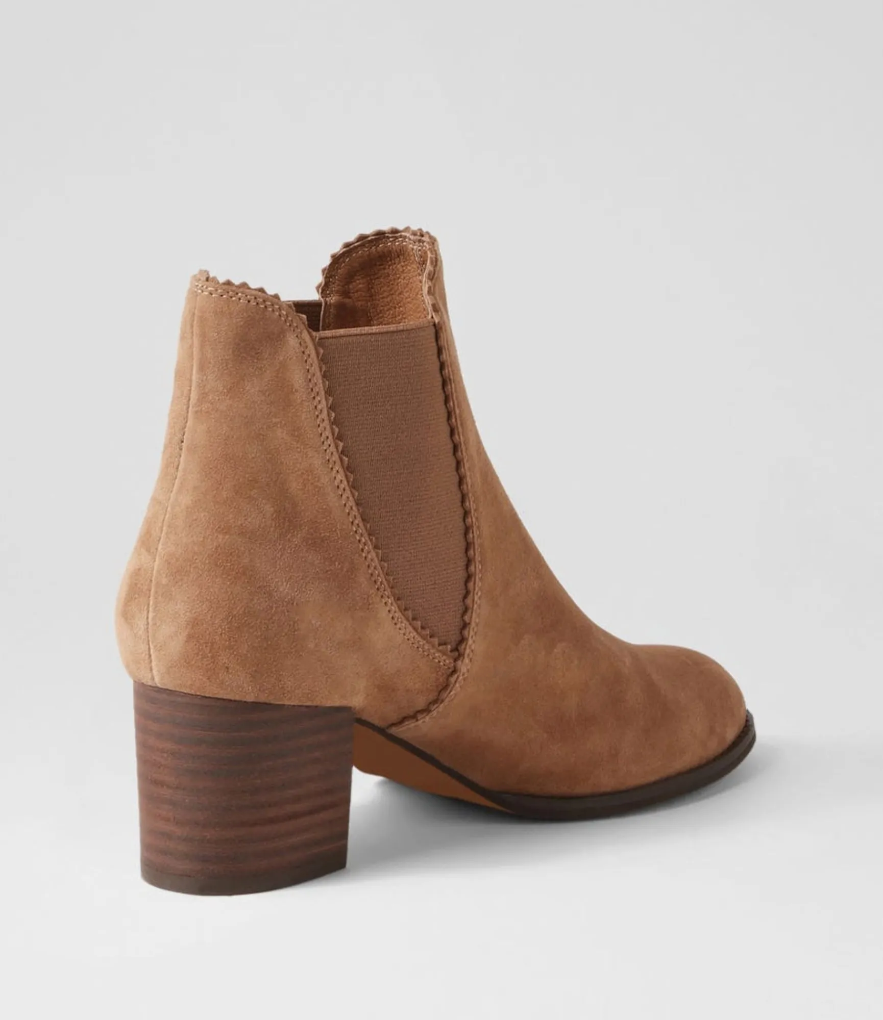 Flash Sale Midas Shoes Belle Light Choc Suede Chelsea Boots