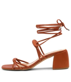 Clearance Midas Shoes Bentley Orange Leather