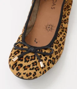 Online Midas Shoes Berlin Leopard Pony Ballet Flats