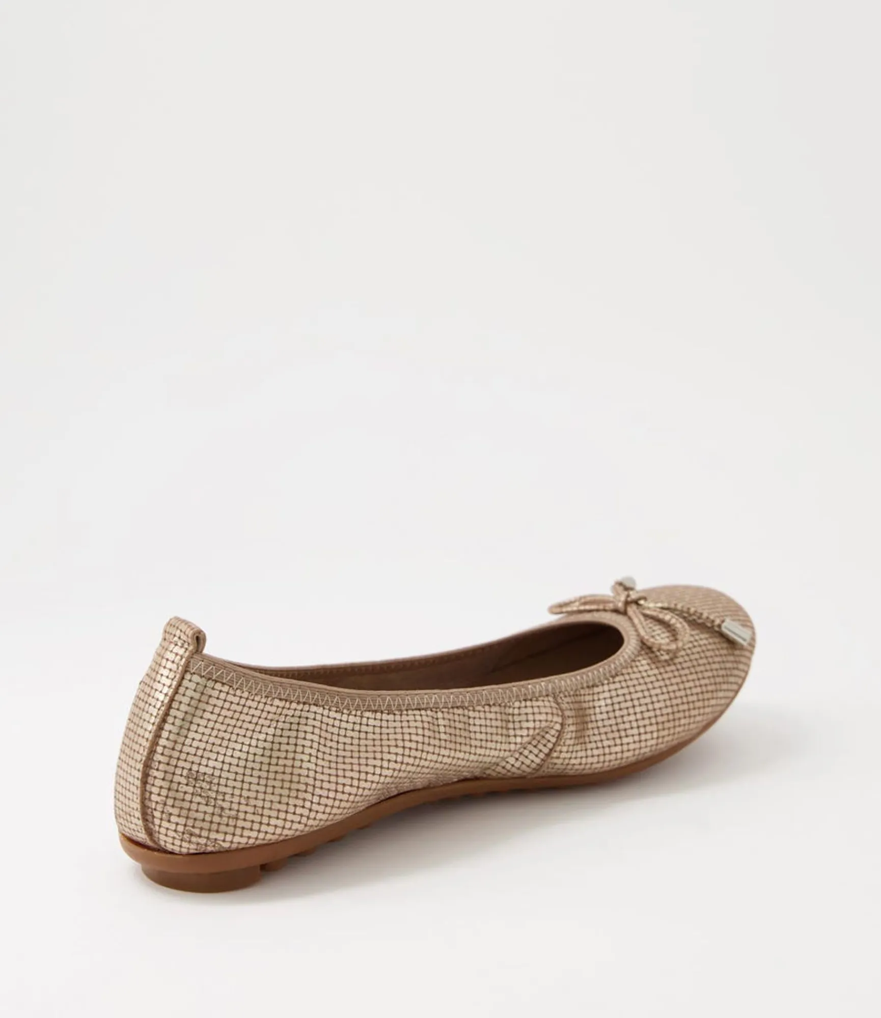 Cheap Midas Shoes Berlin Platino Cut Leather Ballet Flats