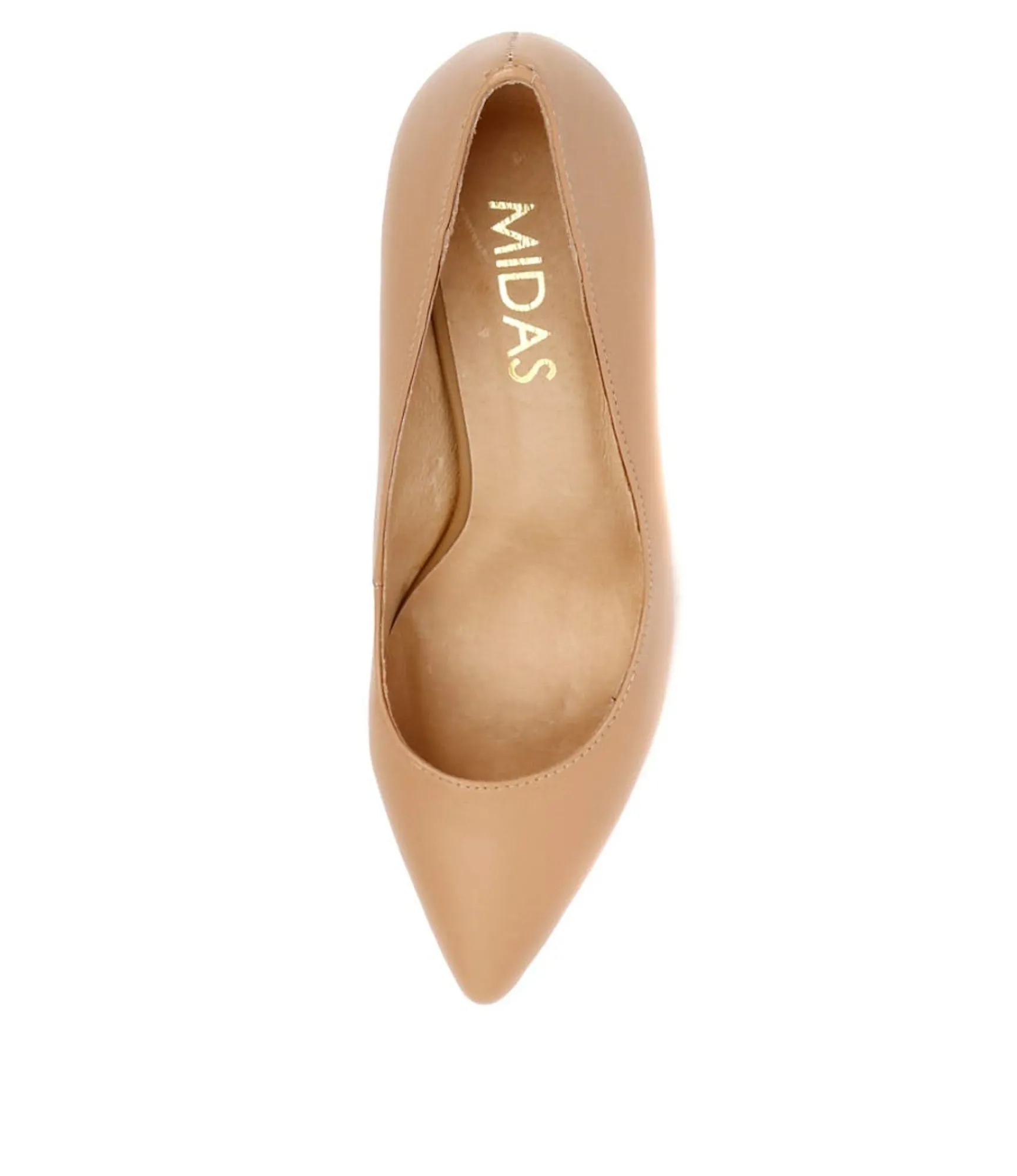 Sale Midas Shoes Berri Dk Nude Leather