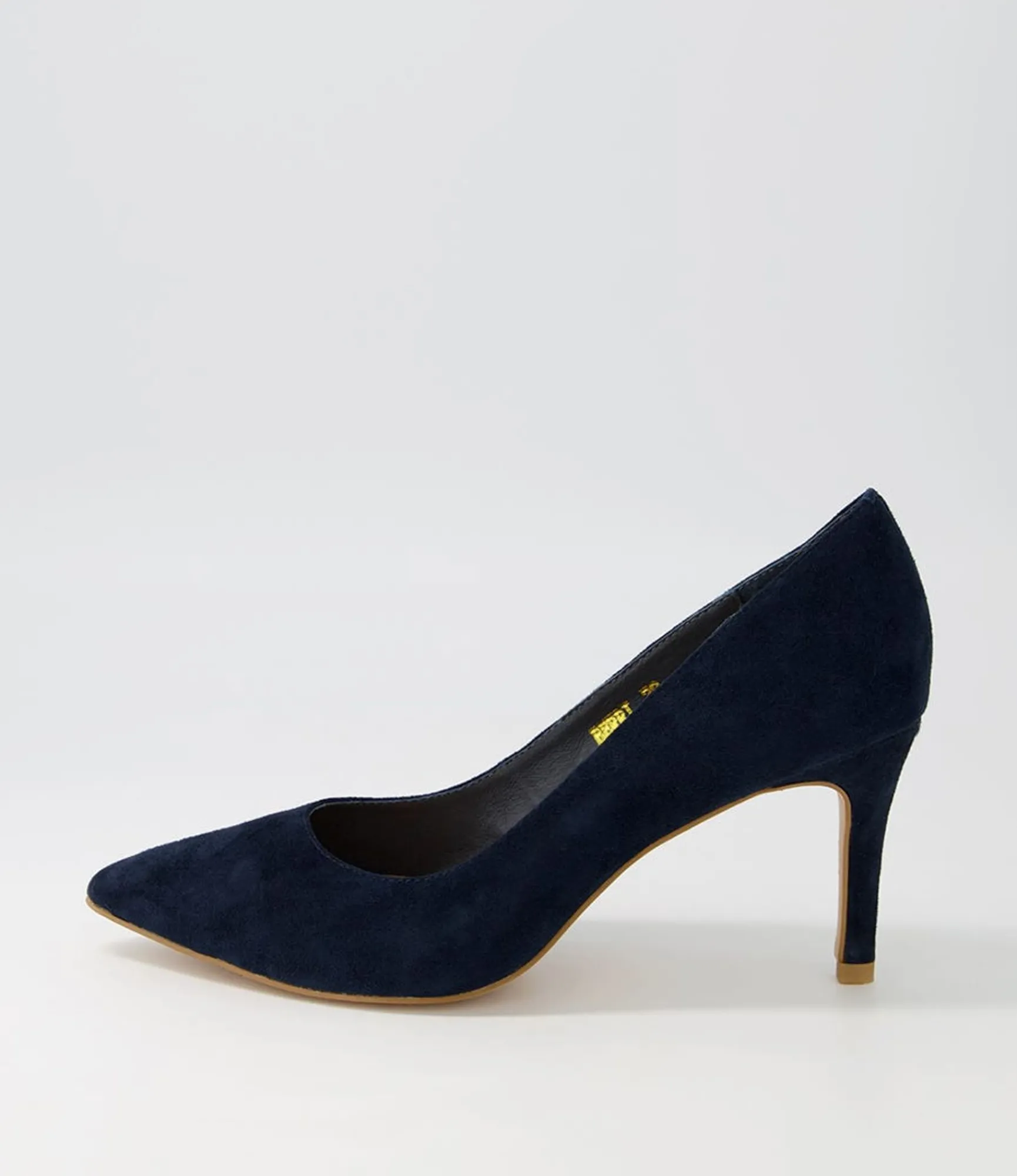 Store Midas Shoes Berri Navy Suede Pump Heels