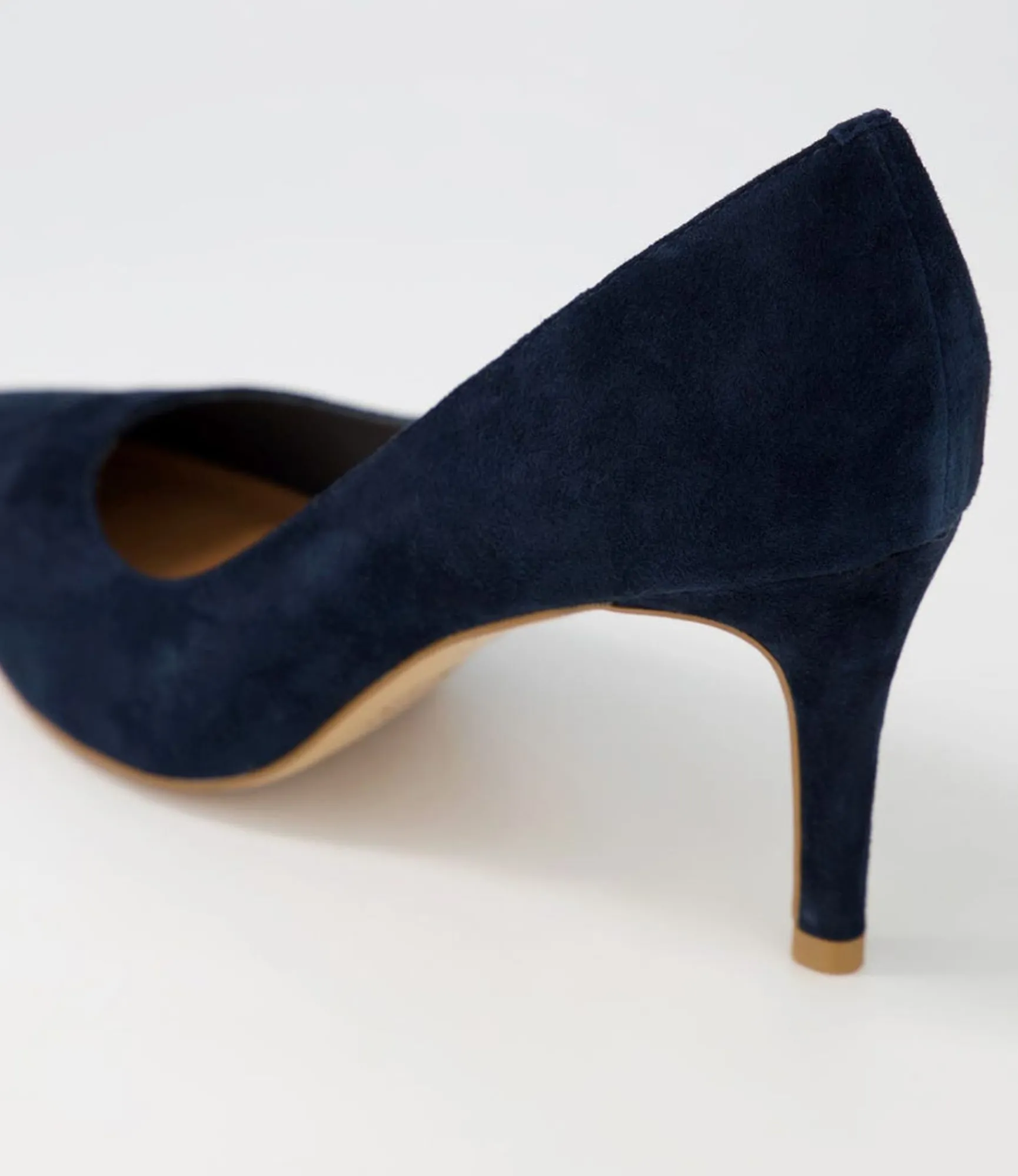 Store Midas Shoes Berri Navy Suede Pump Heels