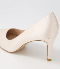 Hot Midas Shoes Berri Nude Satin Pump Heels