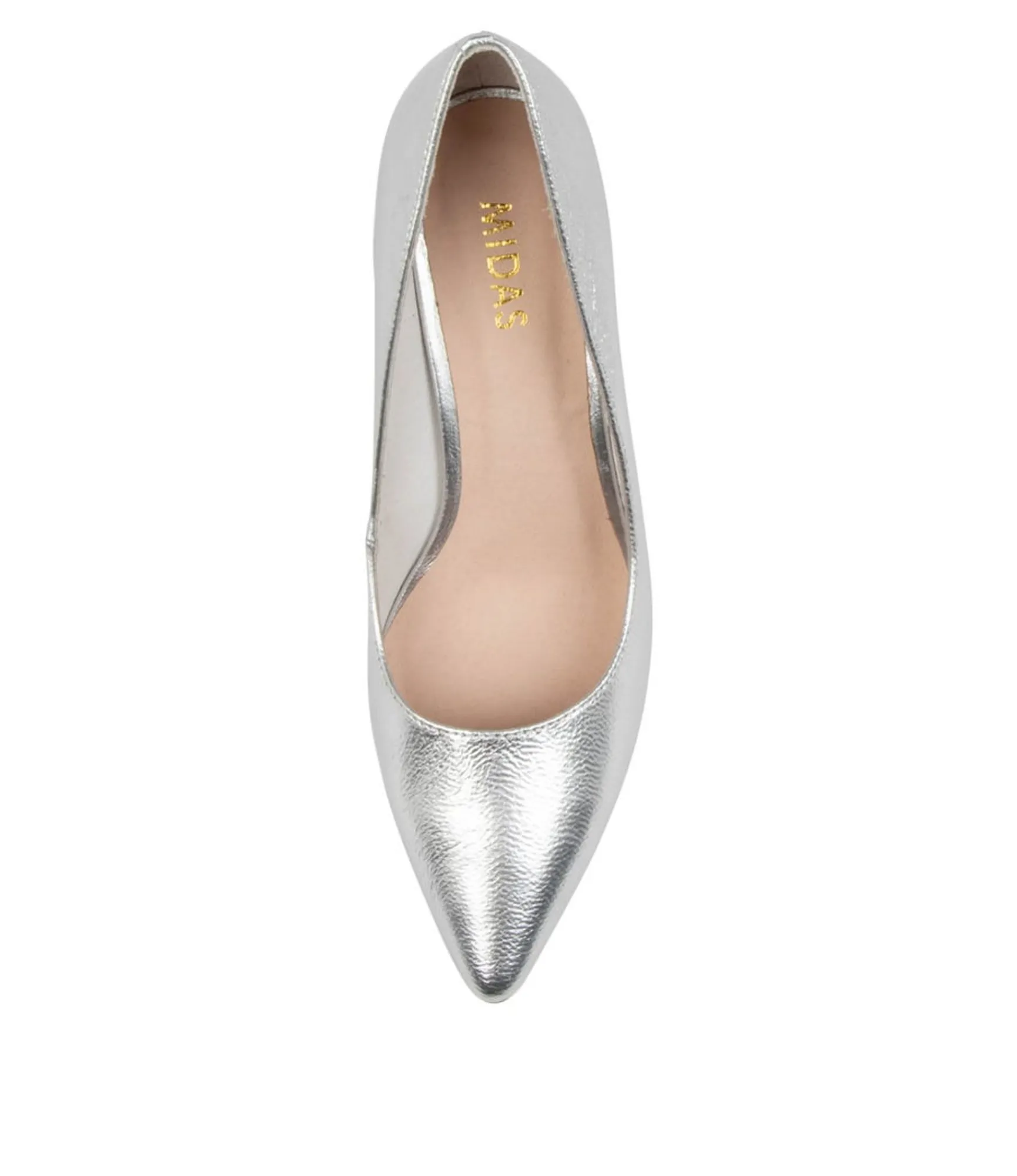 Hot Midas Shoes Berri Soft Silver Leather
