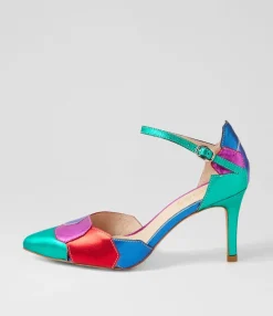 Best Sale Midas Shoes Beyer Bright Multi Pump Heels