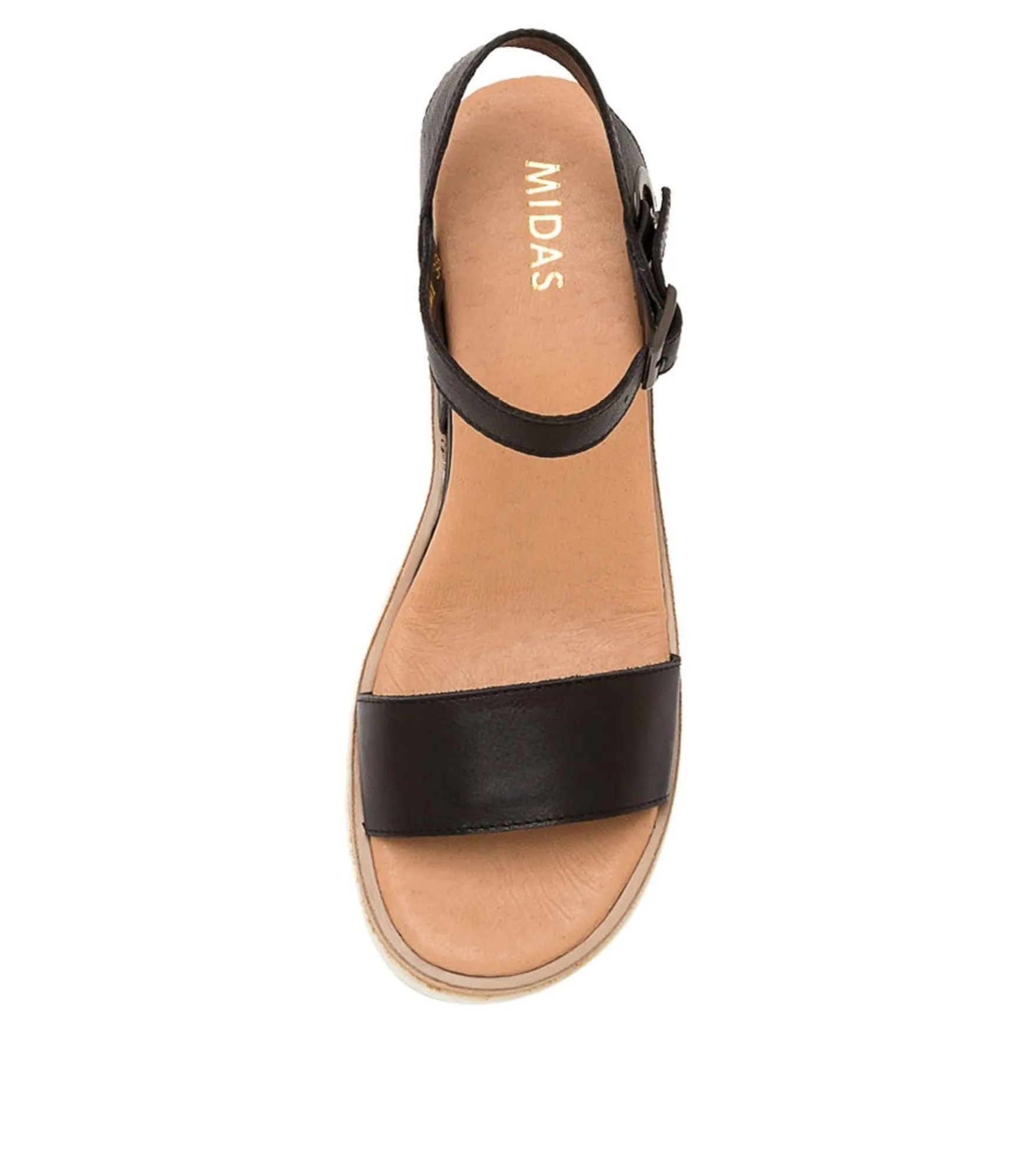 Sale Midas Shoes Boggle Black Leather