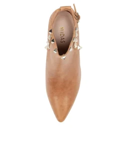 Store Midas Shoes Bonnie Tan Leather