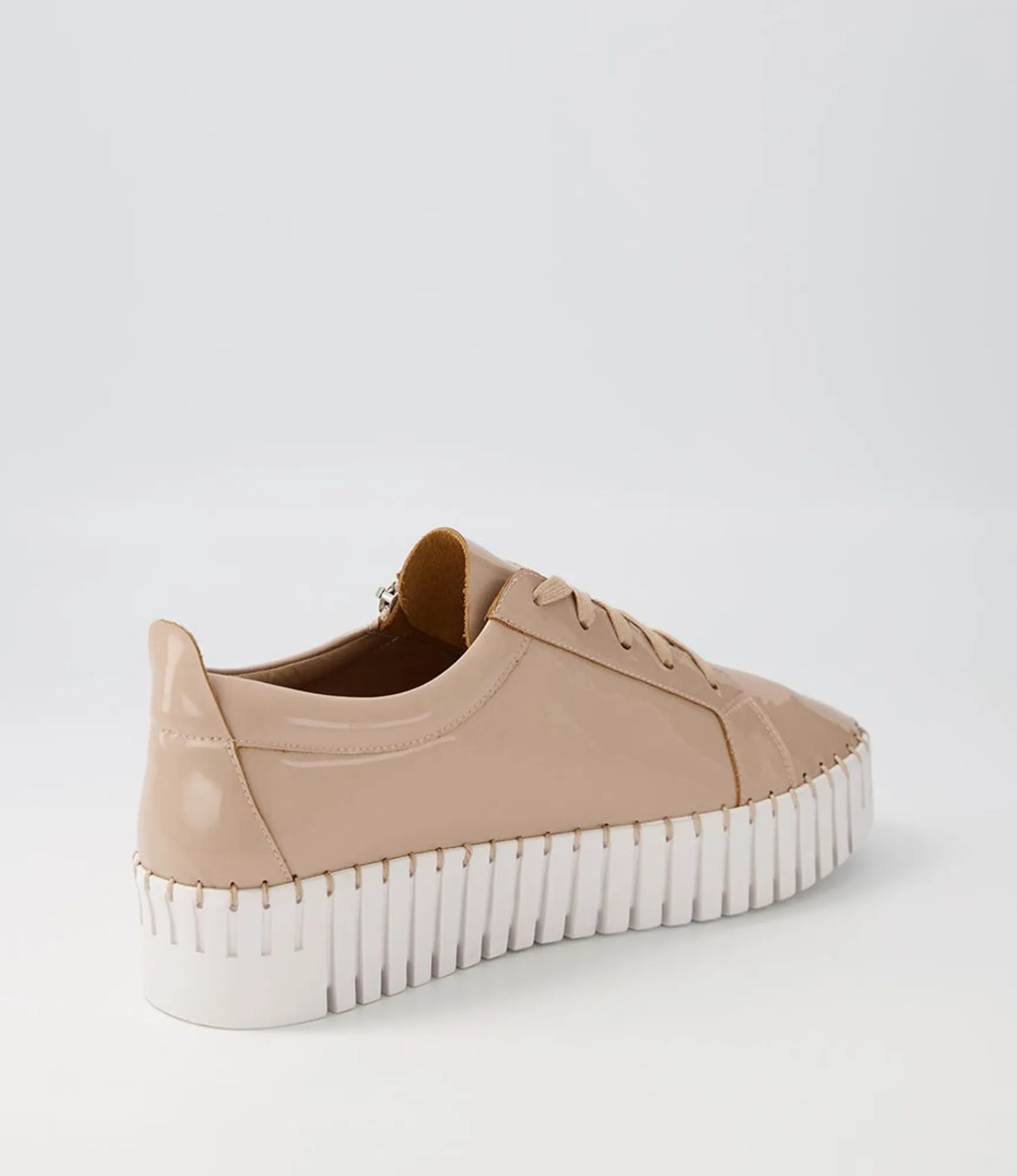 Flash Sale Midas Shoes Braelyn Latte Patent Leather Sneakers Ws