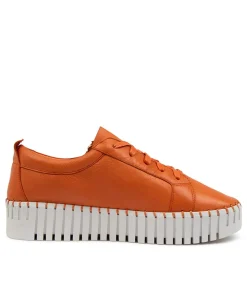 Clearance Midas Shoes Braelyn Orange Leather