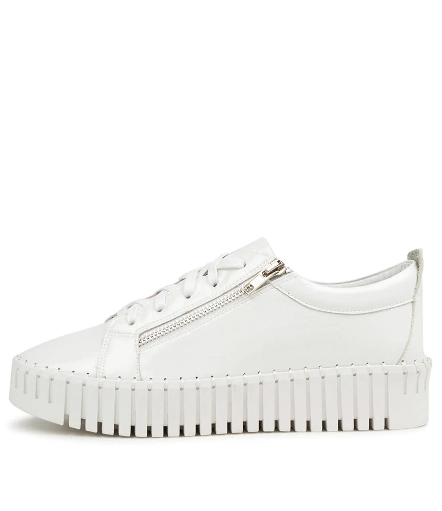 Outlet Midas Shoes Braelyn White Patent