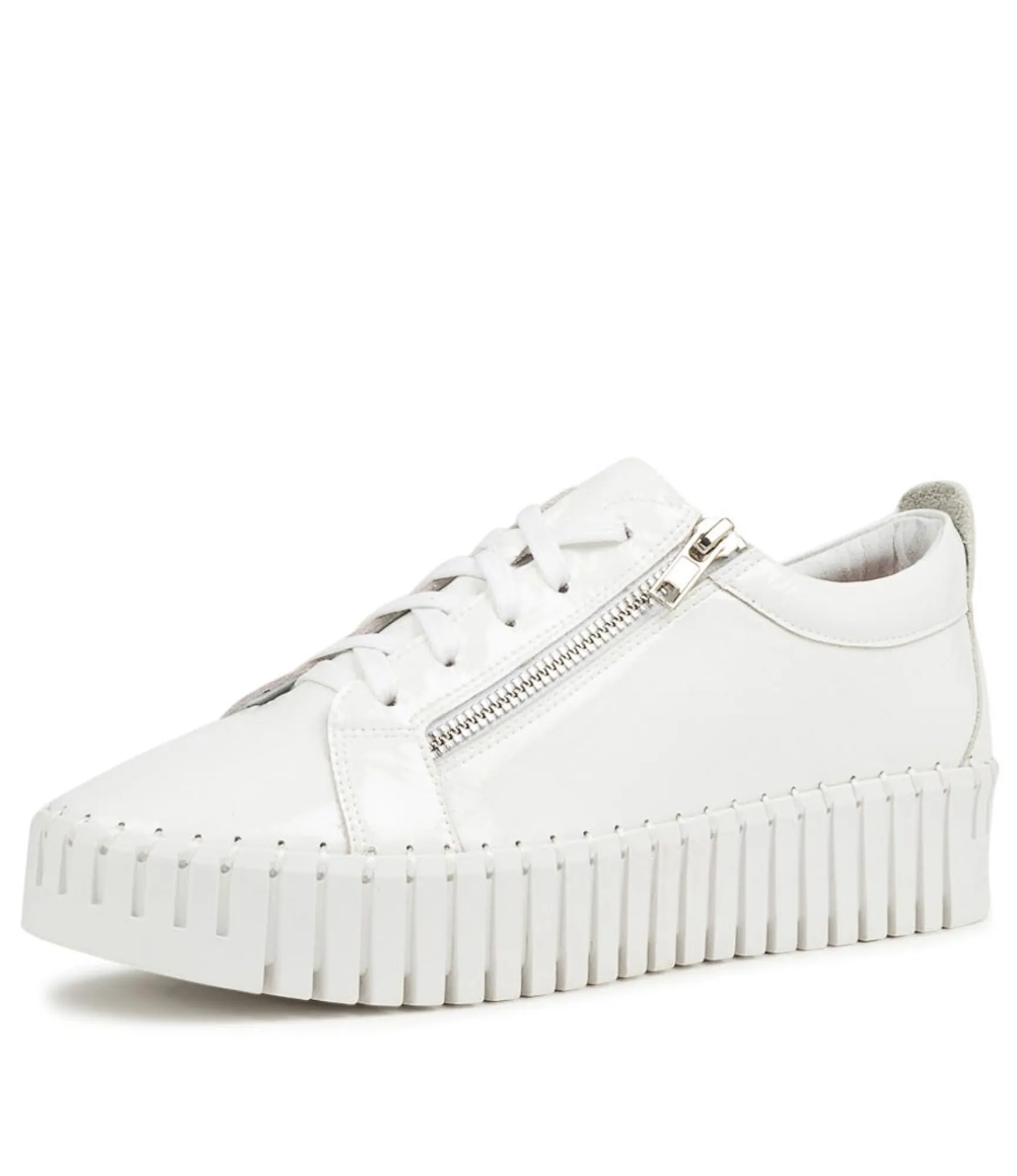 Outlet Midas Shoes Braelyn White Patent