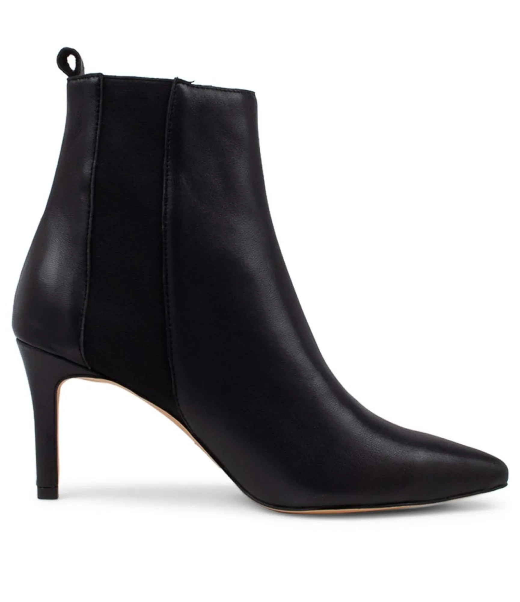 Sale Midas Shoes Briann Black Leather Ankle Boots