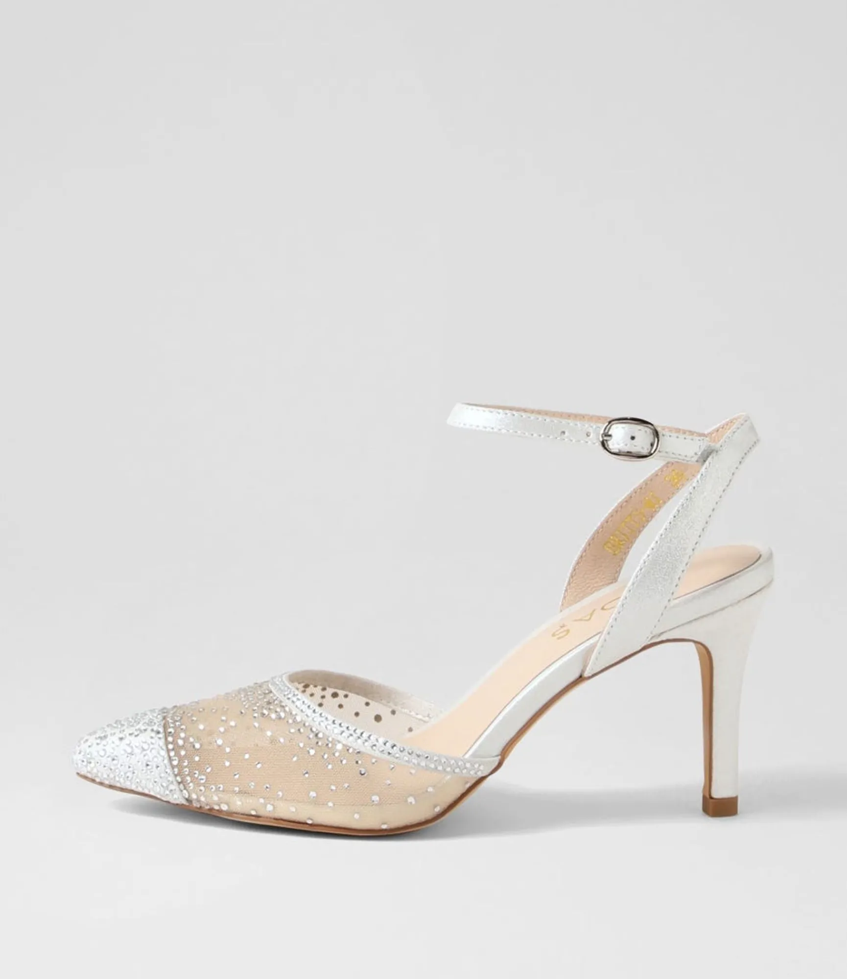 Fashion Midas Shoes Britts Silver Multi Pump Heels