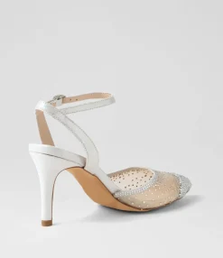 Fashion Midas Shoes Britts Silver Multi Pump Heels