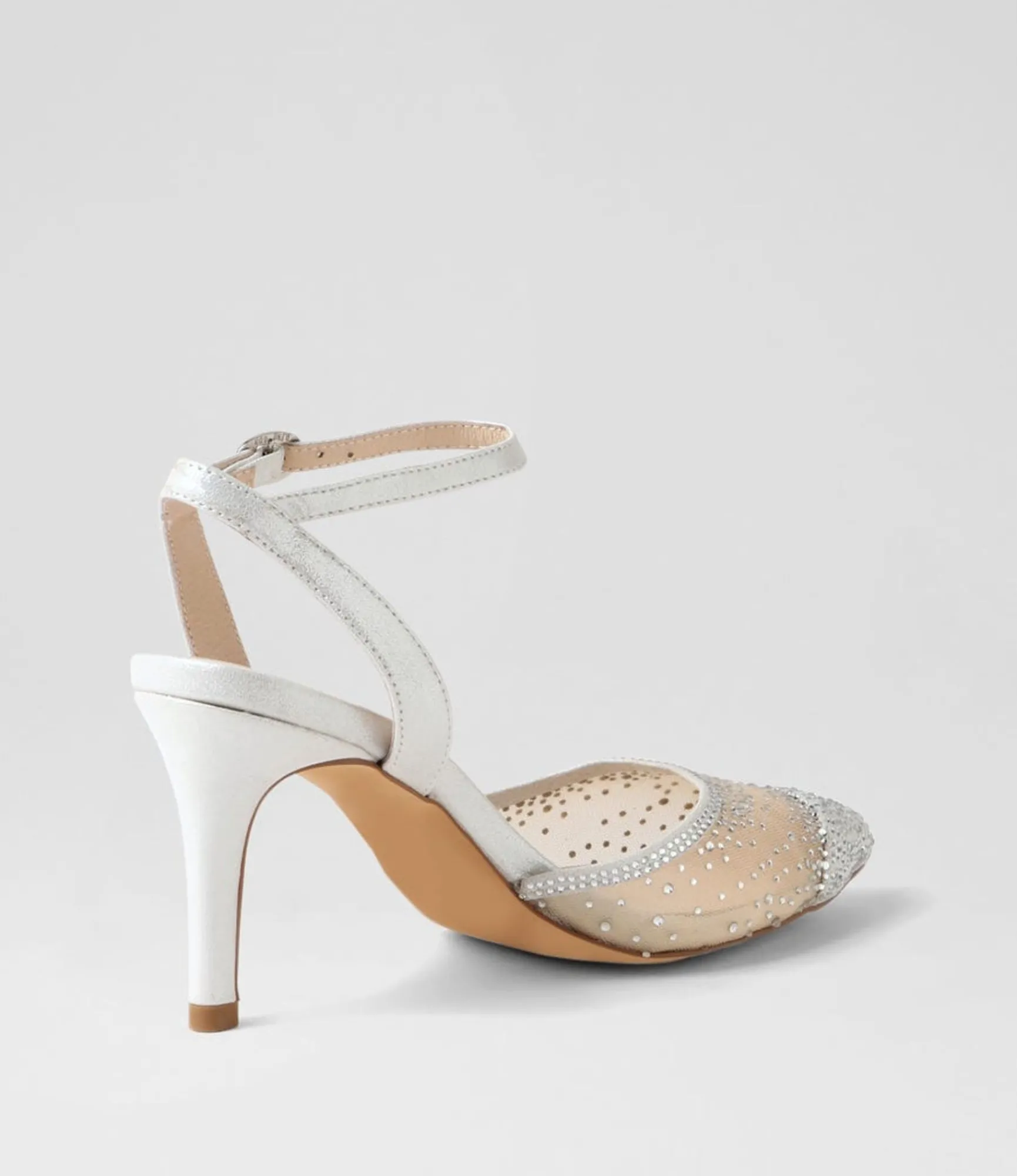 Fashion Midas Shoes Britts Silver Multi Pump Heels