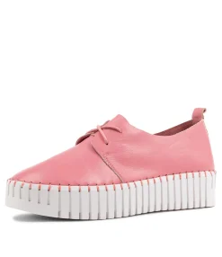 Fashion Midas Shoes Brooks Pretty Pink Leather Sneakers Ws